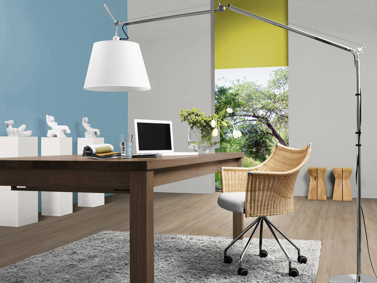 Balanced inspiration in the home office | 3D Celin 65, 3D Jura 50, 3D Tundra 130