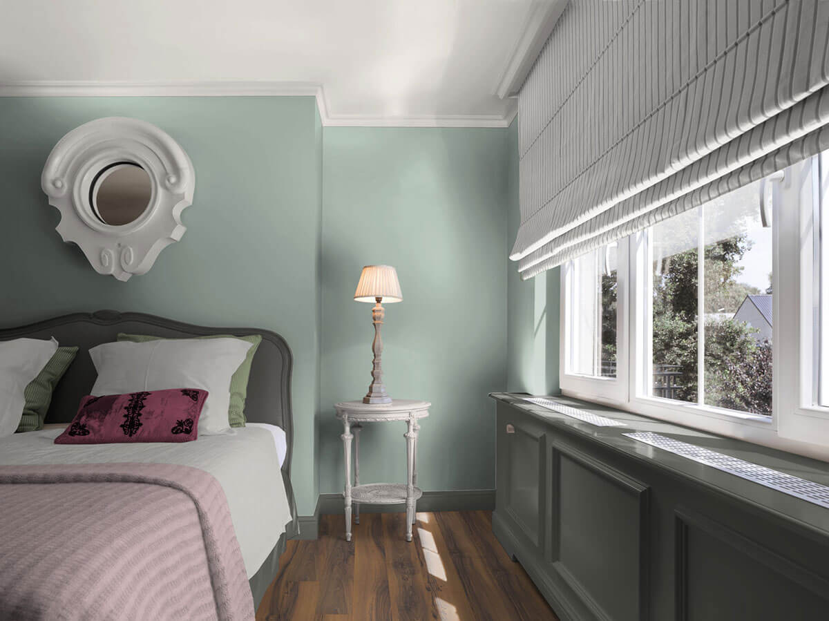 A dream in soft mint green - airy and calm | 3D Mint 55